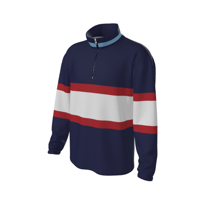Retro Quarter Zip Fleece 5 Y1 Custom Retro Quarter Zip Fleece. (x 20)