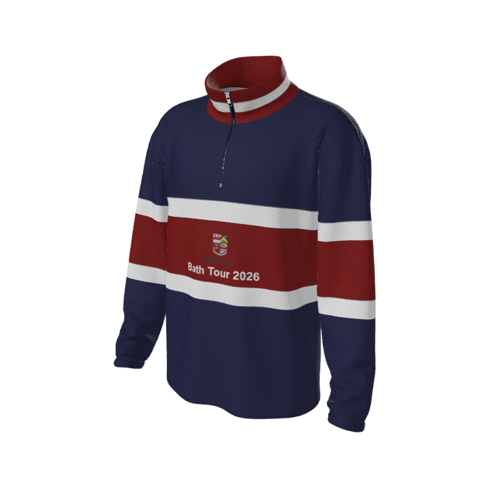 Retro Quarter Zip Fleece 5 Y1 Custom Retro Quarter Zip Fleece. (x 16)