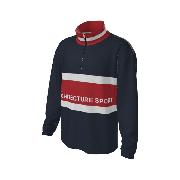 Retro Quarter Zip Fleece 2 Y1 Custom Retro Quarter Zip Fleece. (x 23)