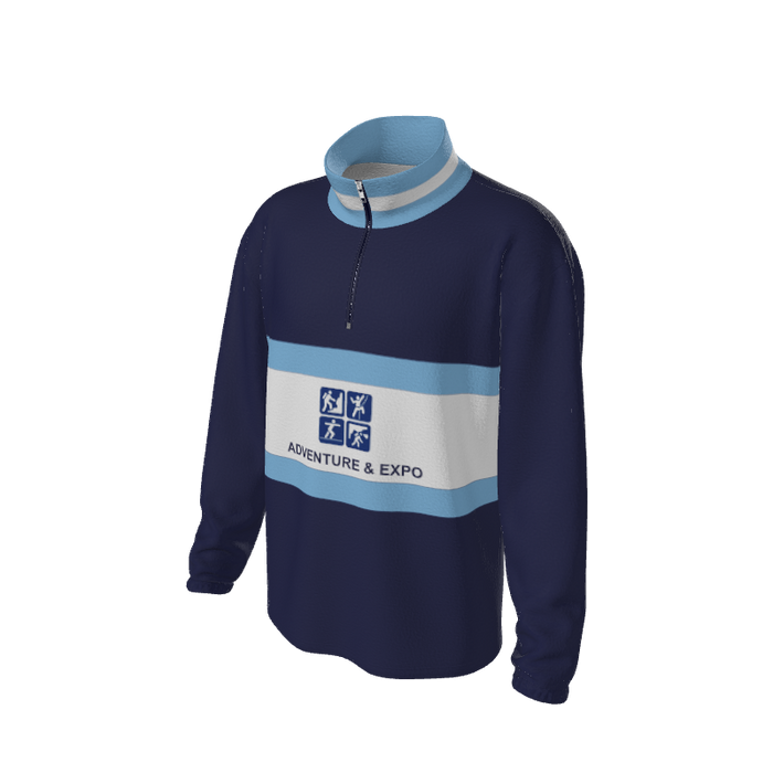 Retro Quarter Zip Fleece 2 Y1 Custom Retro Quarter Zip Fleece. (x 21)
