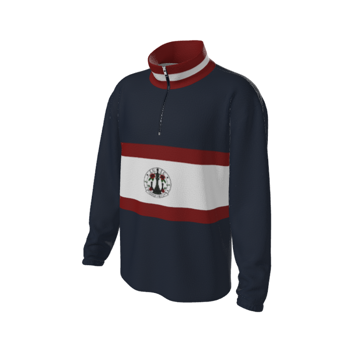 Retro Quarter Zip Fleece 2 Y1 Custom Retro Quarter Zip Fleece. (x 19)