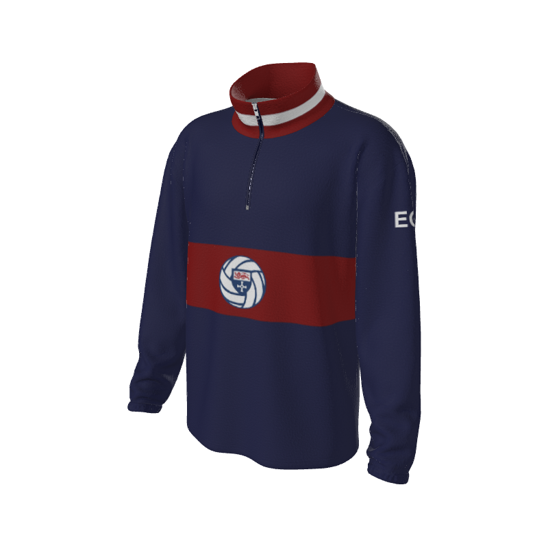 Retro Quarter Zip Fleece 6 Y1 Custom Retro Quarter Zip Fleece. (x 15)