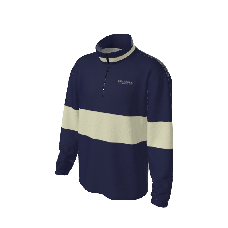 Retro Quarter Zip Fleece 1 Y1 Custom Retro Quarter Zip Fleece. (x 15)