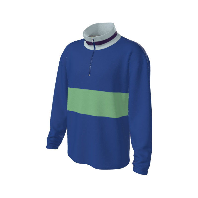 Retro Quarter Zip Fleece 6 Y1 Custom Retro Quarter Zip Fleece. (x 17)