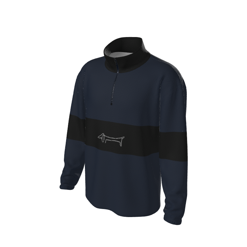 Retro Quarter Zip Fleece 1 Y1 Custom Retro Quarter Zip Fleece. (x 15)