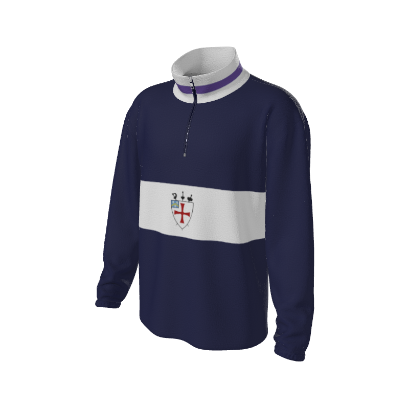 Retro Quarter Zip Fleece 6 Y1 Custom Retro Quarter Zip Fleece. (x 16)