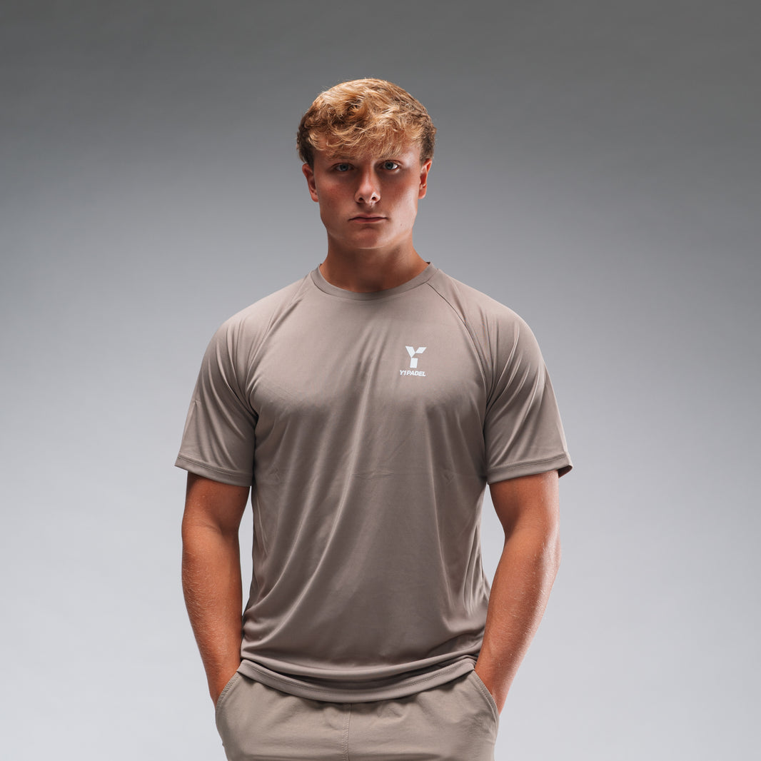 Men's Toas Taupe Padel Shirt