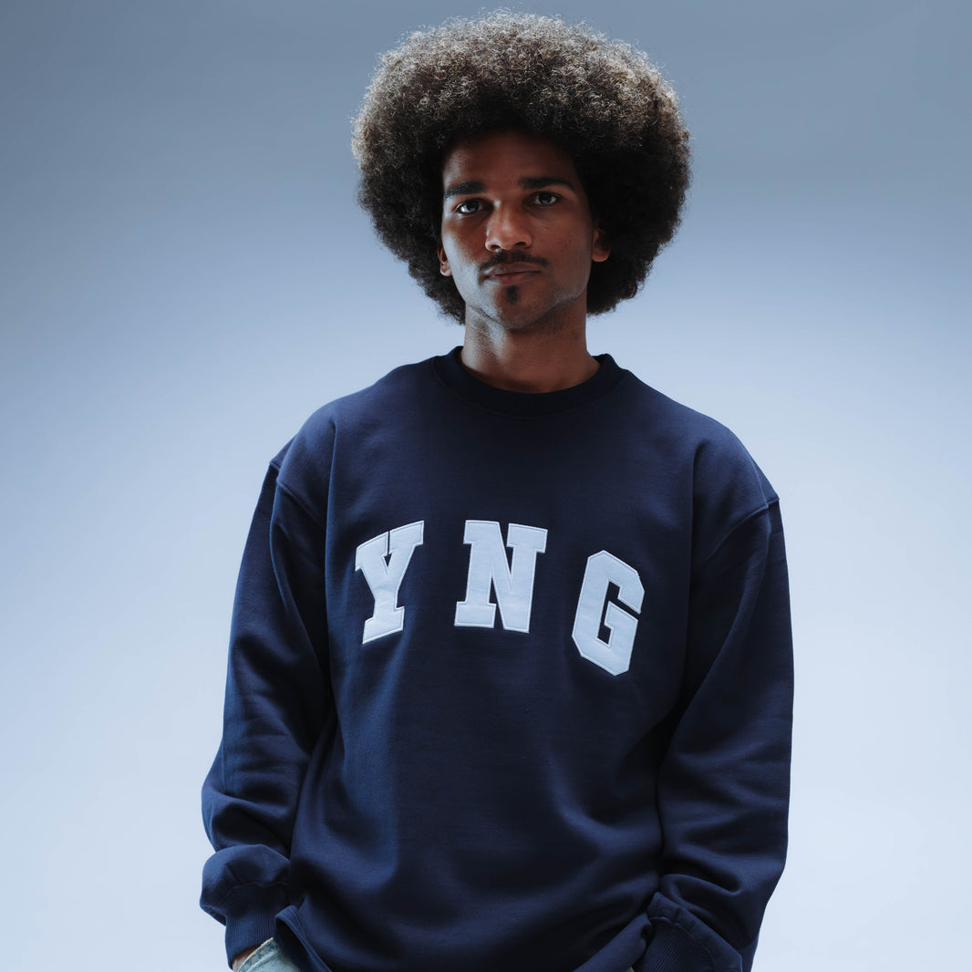 YNG Boxy Sweater Unisex (Navy)