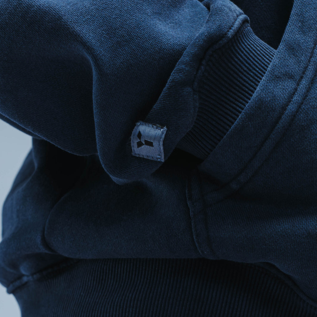 Y1 Padel Reinvent The Game Relaxed Fit Hoody Unisex (Washed Navy)