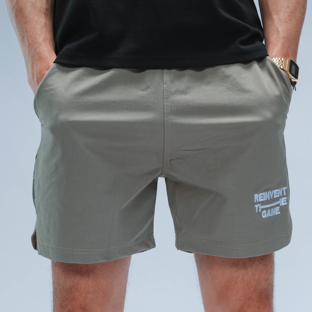 Padel Stretch Shorts (Taupe)