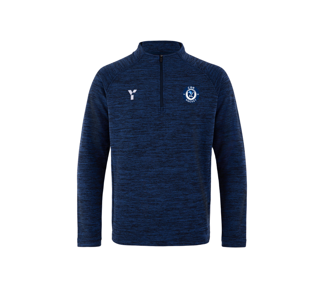Clitheroe Blackburn Northern HC - Fugi Quarter Zip Unisex Navy Melange