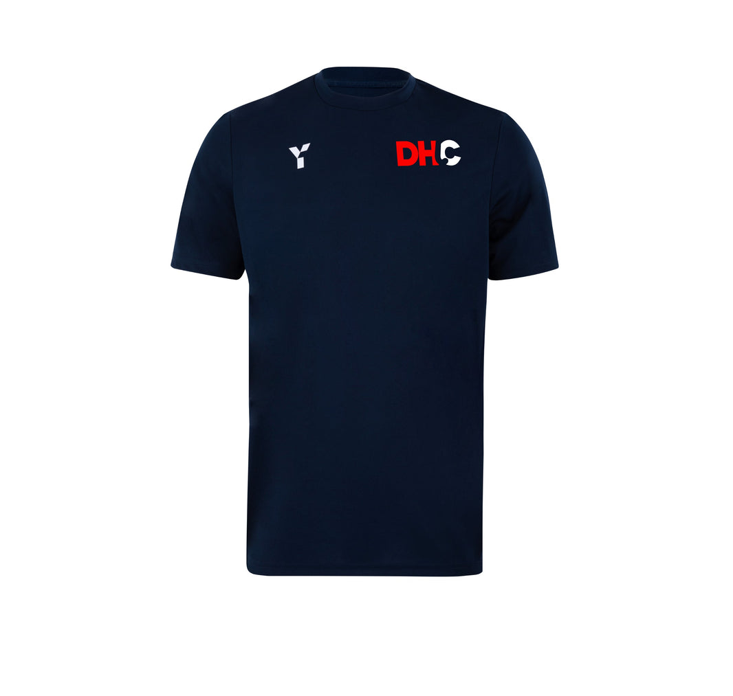 Doncaster HC - Junior Short Sleeve Training Top Unisex Navy (SALE)