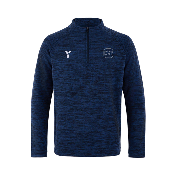 East Grinstead Padel - Fugi Quarter Zip Unisex Navy Melange