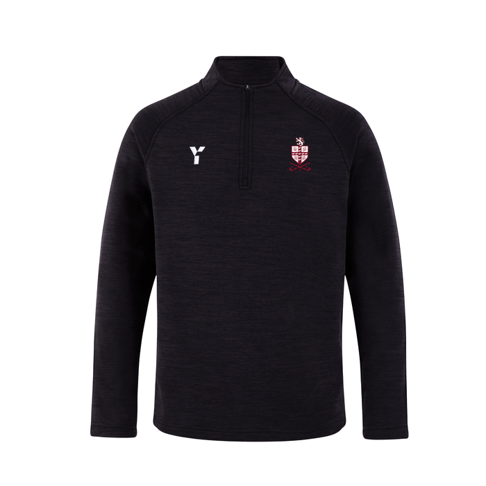 Crawley HC - Fugi Quarter Zip Unisex Black Melange (SALE)