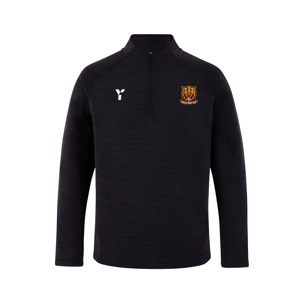 Mossley HC - Fugi Quarter Zip Unisex Black Melange