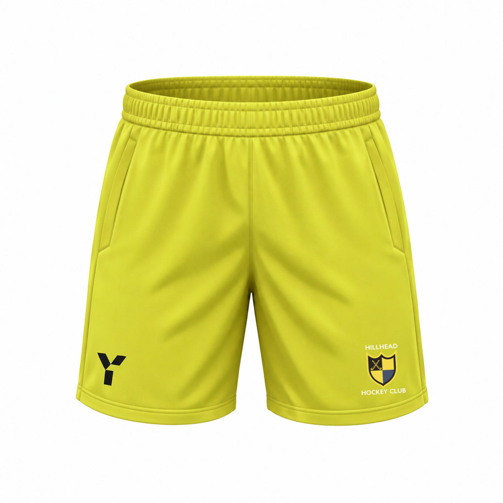 Hillhead Ladies HC - GK Shorts - Yellow