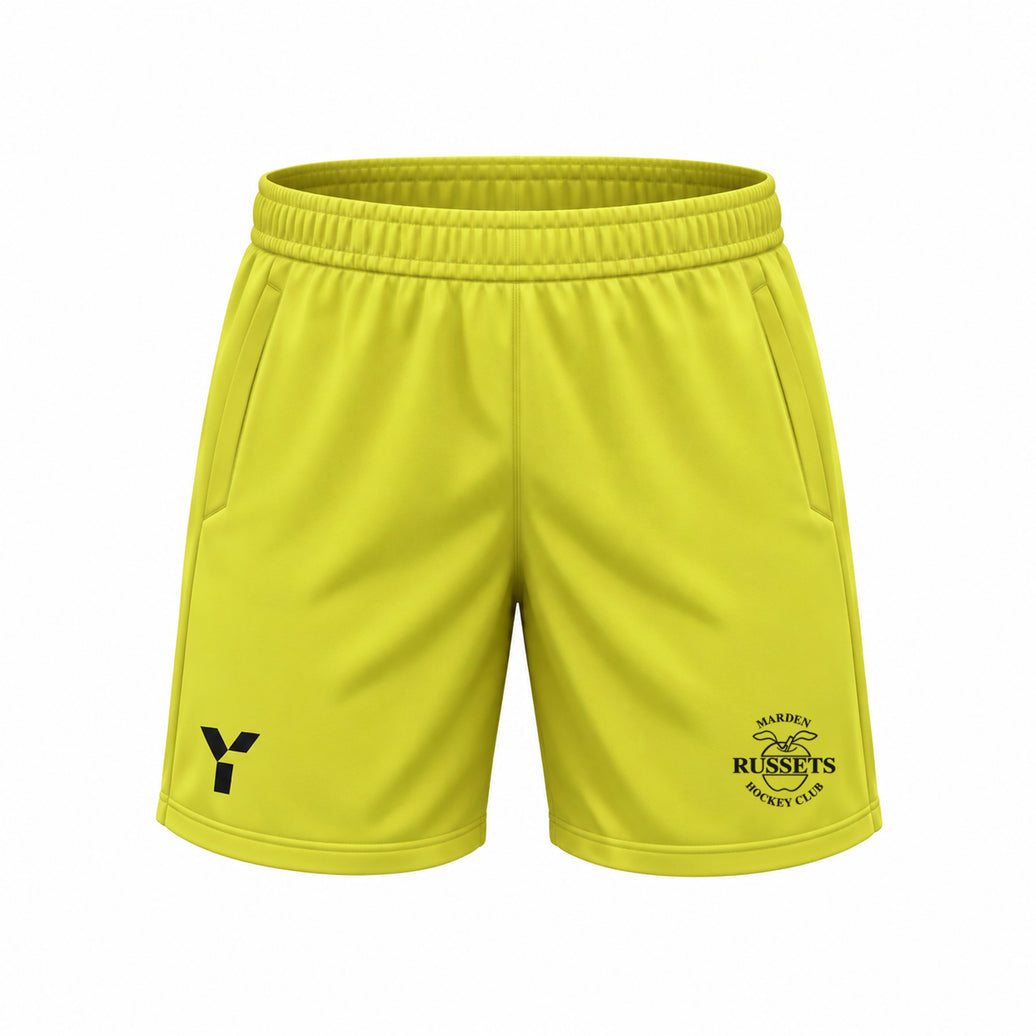 Marden Russets HC - GK Shorts - Yellow