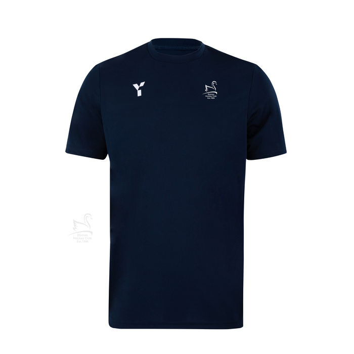 Staines HC - Junior Short Sleeve Training Top Unisex Navy