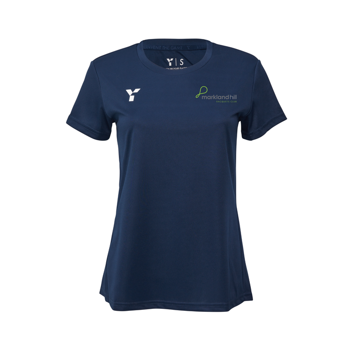 Markland Hill Racquets Club - Short Sleeve Training Top Women's Navy