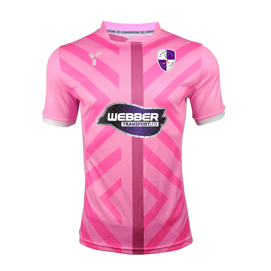 Okehampton GK Smock Top (Short Sleeve) - Pink club teamwear by Y1