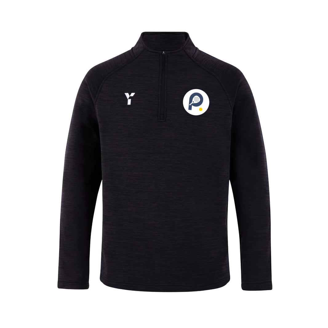 Padel4All Lockleaze - Fugi Quarter Zip Unisex Black Melange