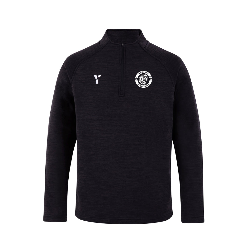 Richmond HC - Fugi Quarter Zip Unisex Black Melange (SALE)