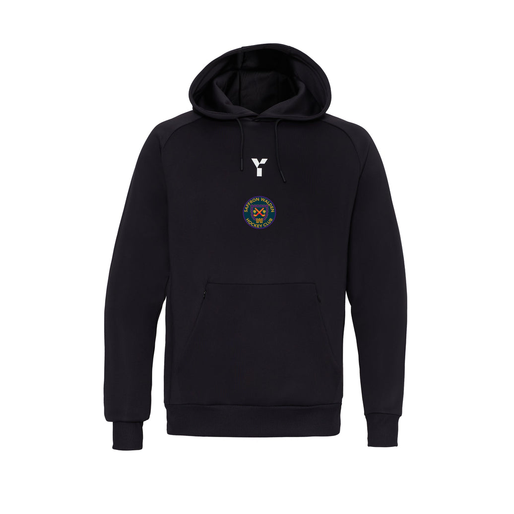 Saffron Walden HC - Performance Hoody Unisex Black club teamwear by Y1