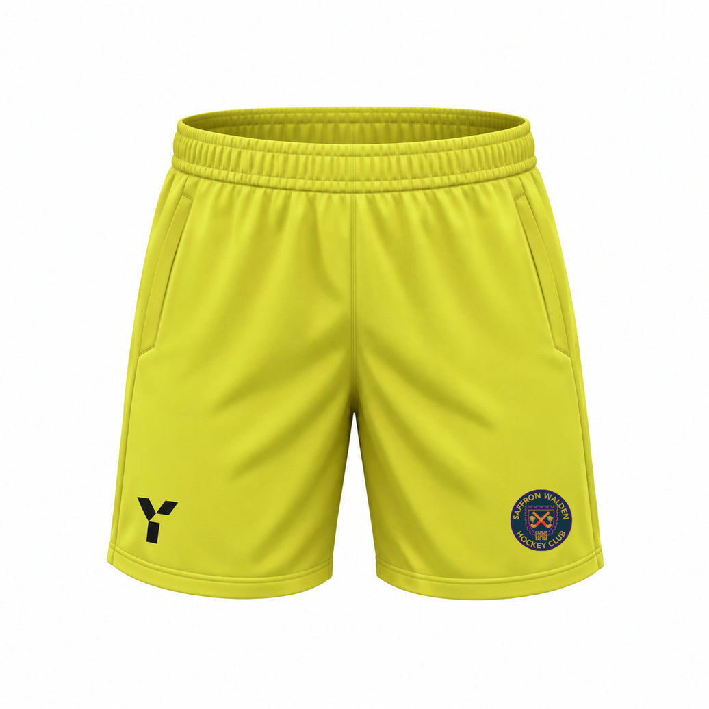 Saffron Walden HC - GK Shorts - Yellow