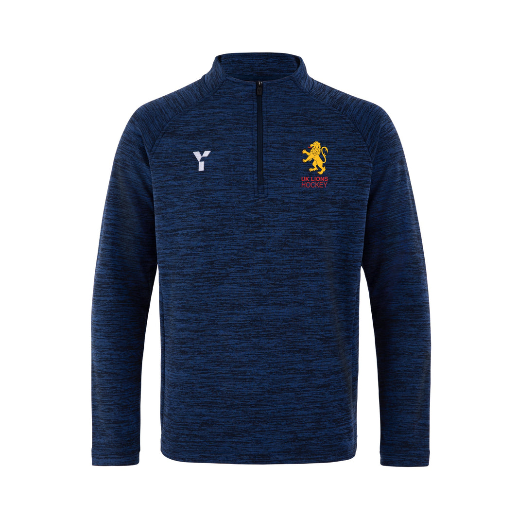 UK Lions HC - Fugi Quarter Zip Unisex Navy Melange (SALE)