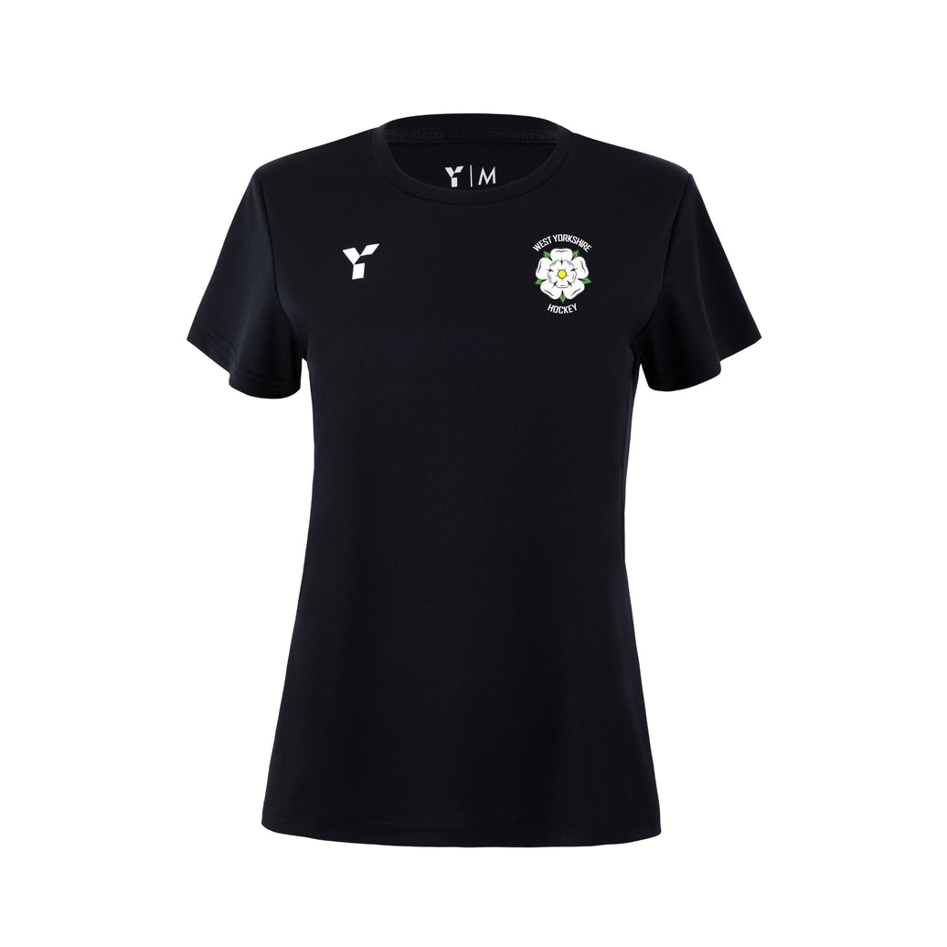 West Yorkshire Hockey - Short Sleeve Training Top Women's Black (SALE)