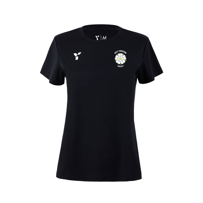 West Yorkshire Hockey - Short Sleeve Training Top Women's Black (SALE)