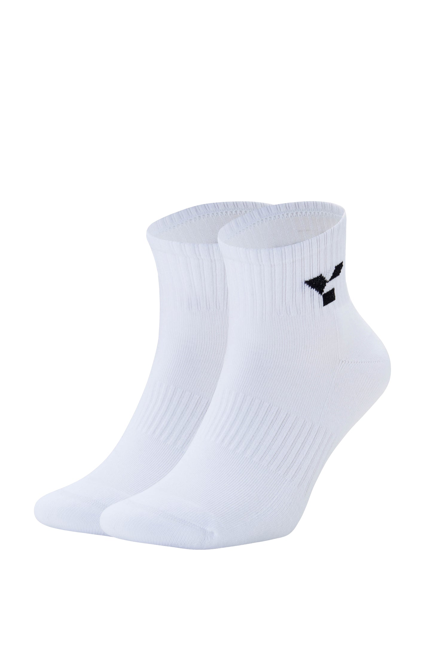 White Half-Crew Trainer Socks