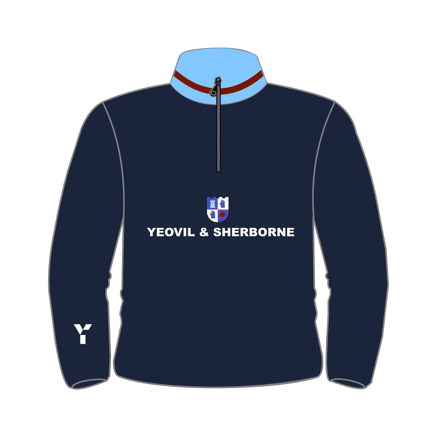 Yeovil & Sherborne - Retro Quarter Zip
