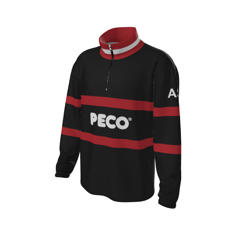 Retro Quarter Zip Fleece 5 Y1 Custom Retro Quarter Zip Fleece. (x 15)