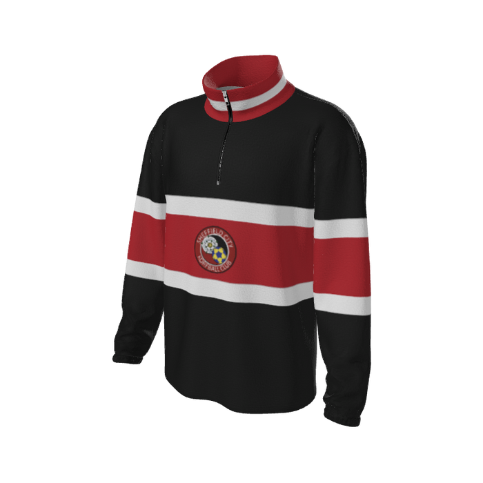 Retro Quarter Zip Fleece 5 Y1 Custom Retro Quarter Zip Fleece. (x 16)