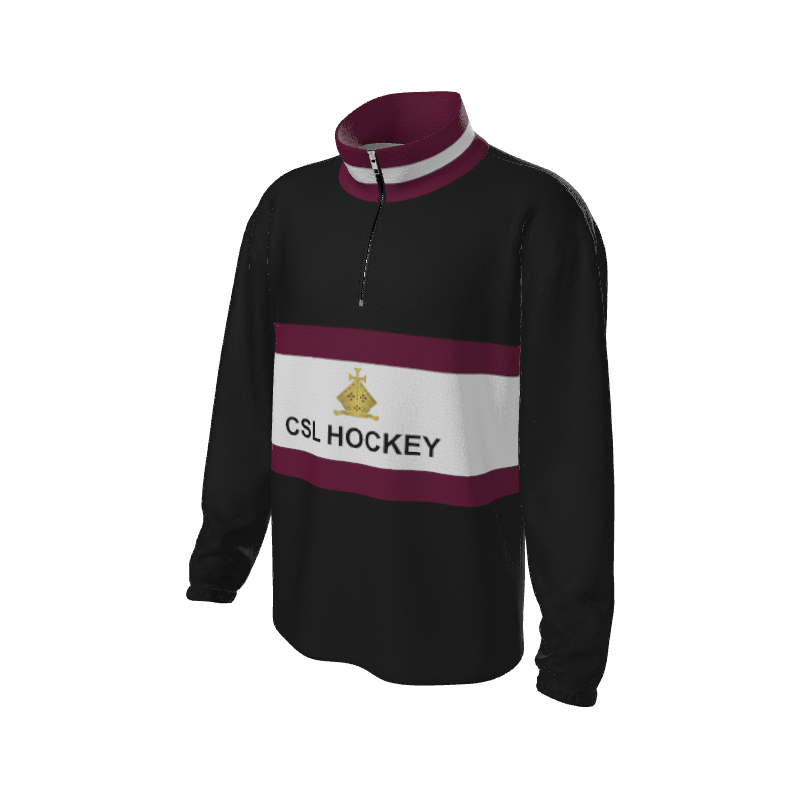 Retro Quarter Zip Fleece 2 Y1 Custom Retro Quarter Zip Fleece. (x 17)