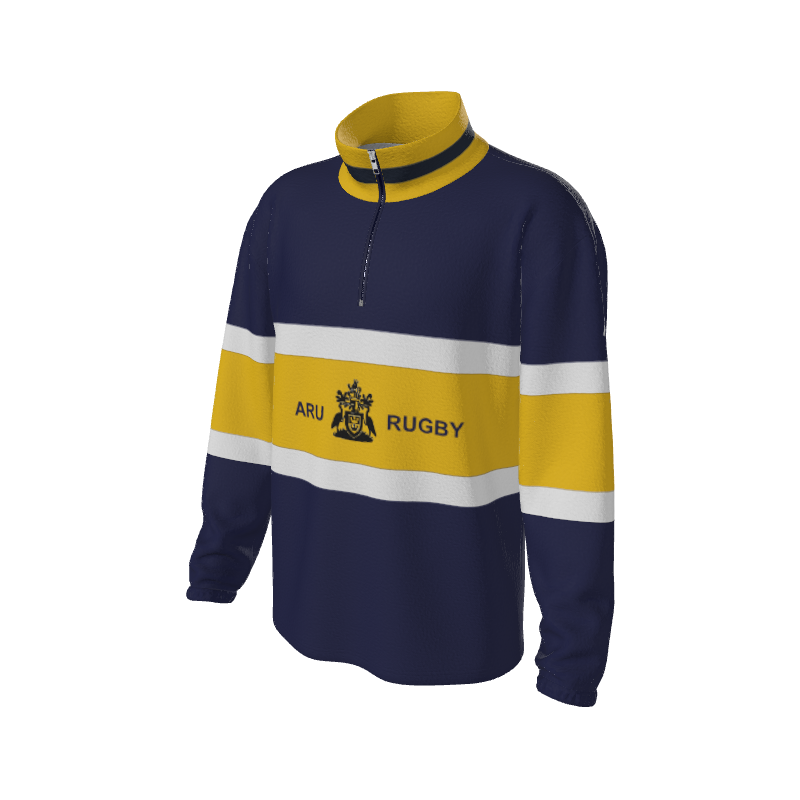 Retro Quarter Zip Fleece 5 Y1 Custom Retro Quarter Zip Fleece. (x 17)