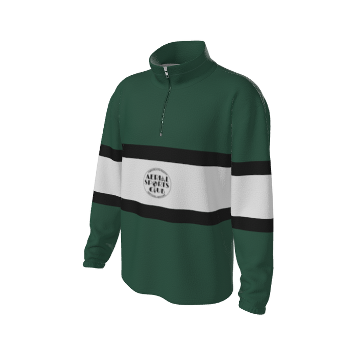 Retro Quarter Zip Fleece 5 Y1 Custom Retro Quarter Zip Fleece. (x 17)