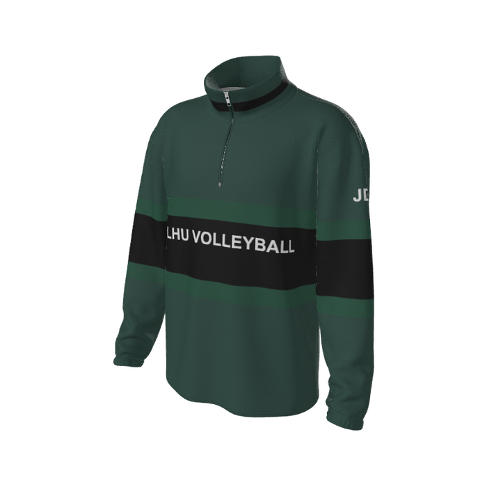 Retro Quarter Zip Fleece 5 Y1 Custom Retro Quarter Zip Fleece. (x 17)