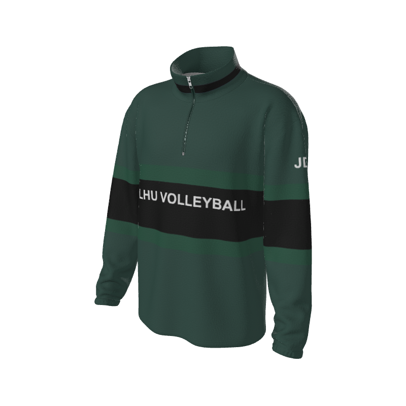 Retro Quarter Zip Fleece 5 Y1 Custom Retro Quarter Zip Fleece. (x 17)