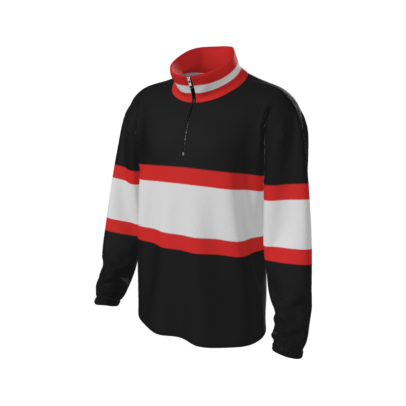 Retro Quarter Zip Fleece 5 Y1 Custom Retro Quarter Zip Fleece. (x 16)