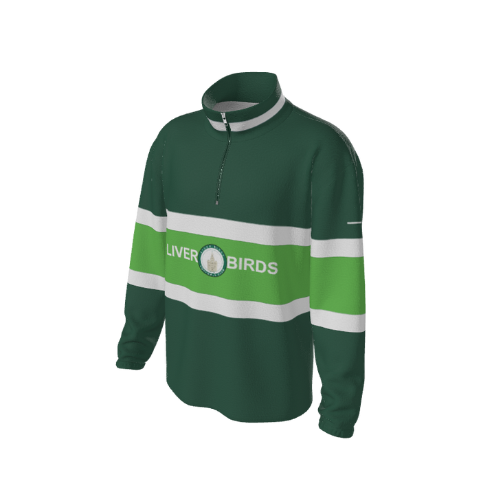 Retro Quarter Zip Fleece 5 Y1 Custom Retro Quarter Zip Fleece. (x 18)