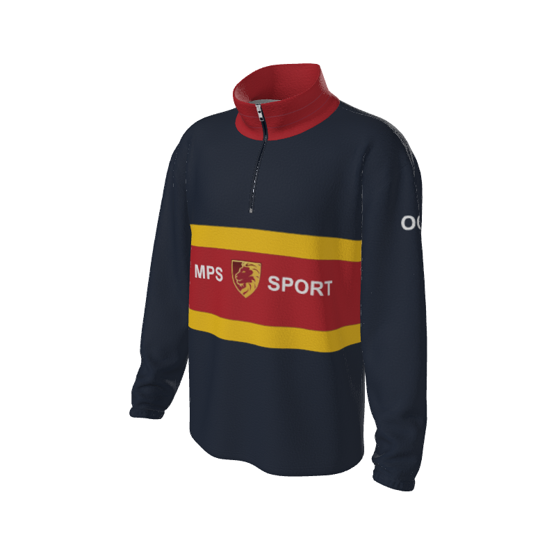 Retro Quarter Zip Fleece 2 Y1 Custom Retro Quarter Zip Fleece. (x 19)