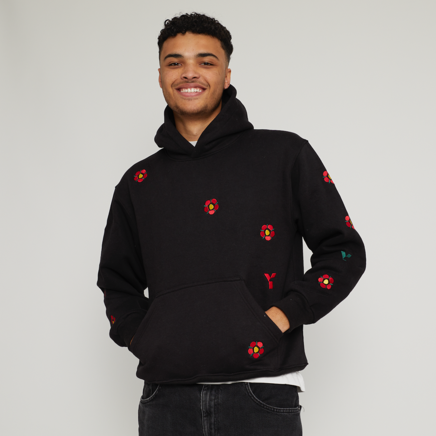 Roses Hoody (Black)