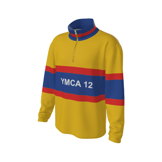 Retro Quarter Zip Fleece 5 Y1 Custom Retro Quarter Zip Fleece. (x 21)