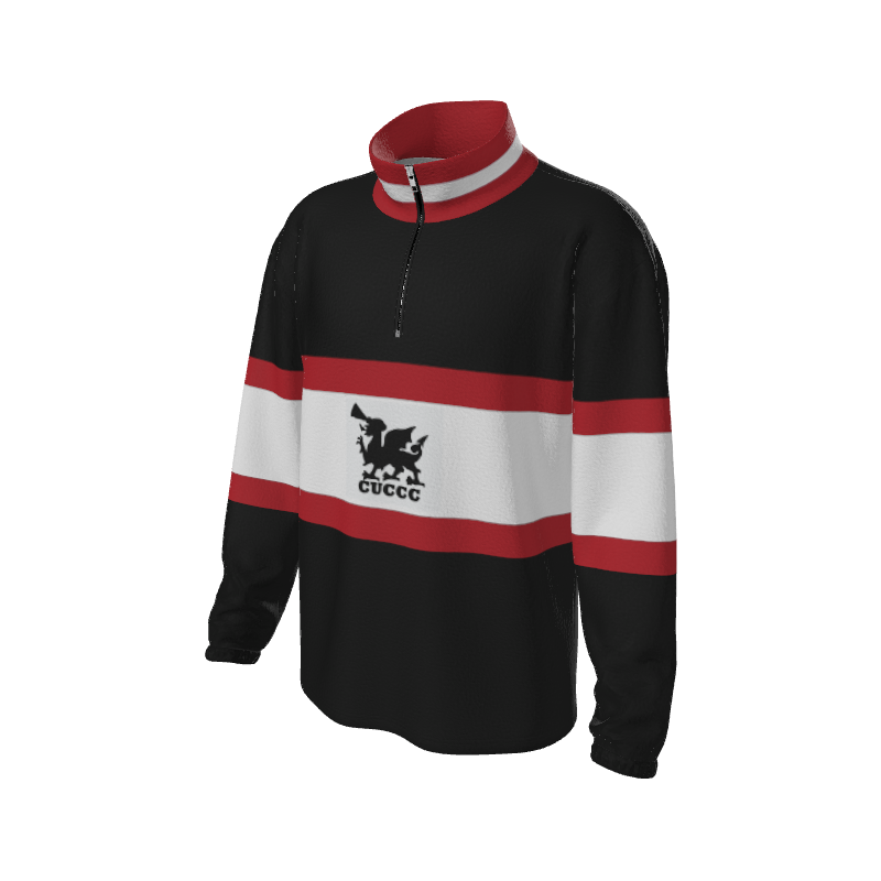 Retro Quarter Zip Fleece 5 Y1 Custom Retro Quarter Zip Fleece. (x 16)