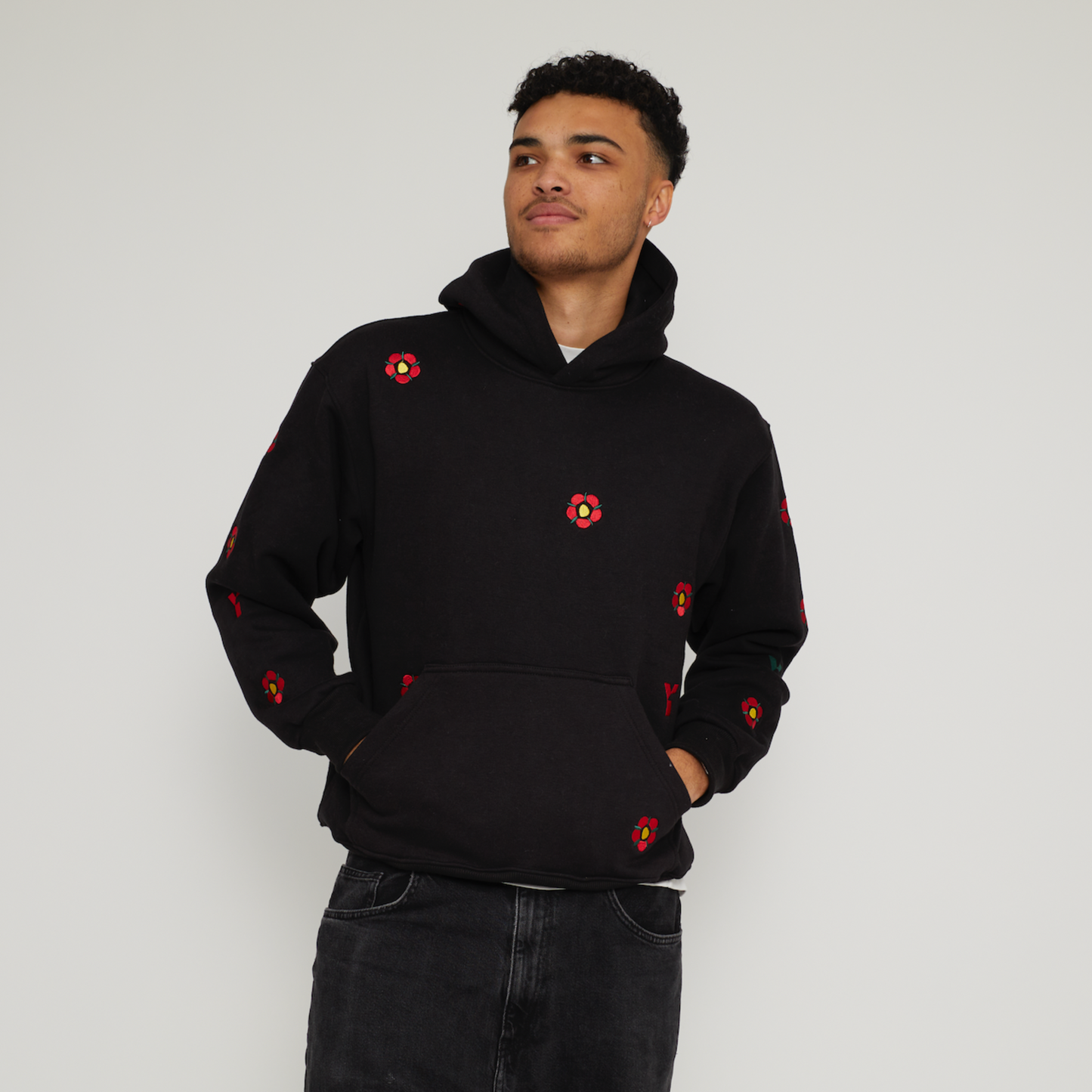 Roses Hoody (Black)