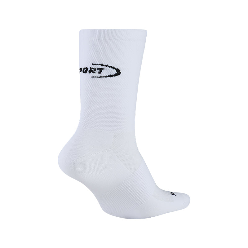 White Crew Running Socks - Global