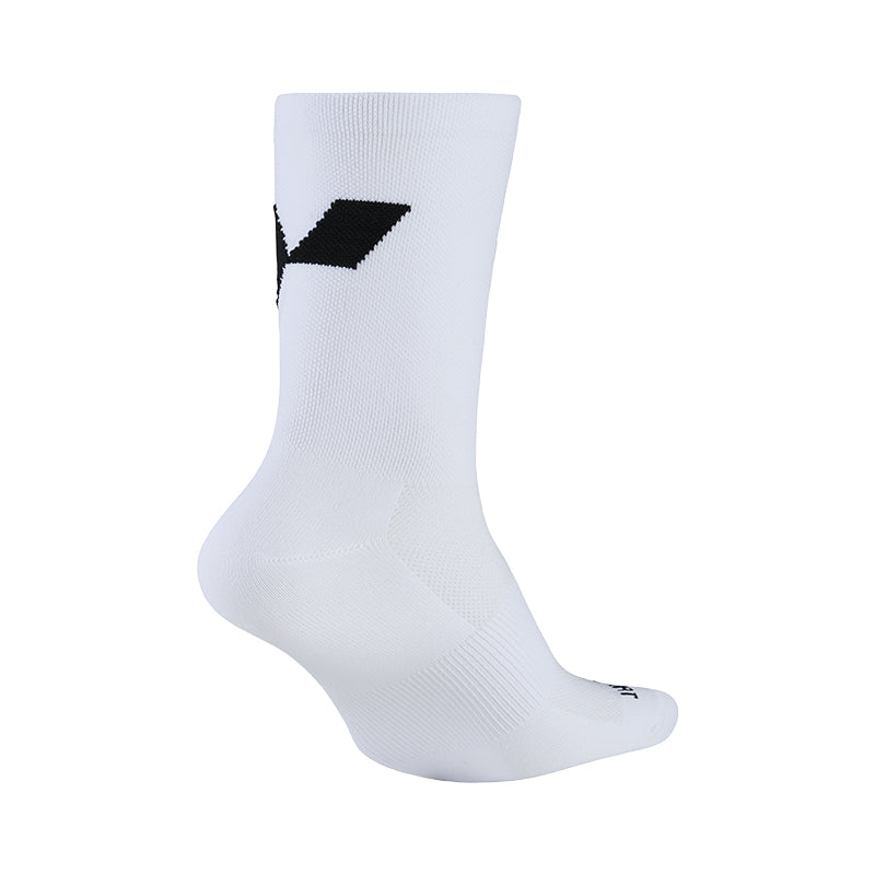 White Crew Running Socks - LTD
