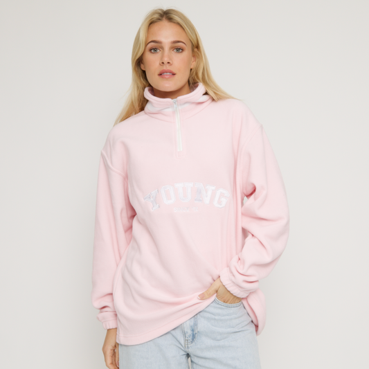 College Retro Fleece (Pink)